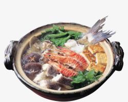 海鲜锅寿喜锅日式料理小炒美食高清图片