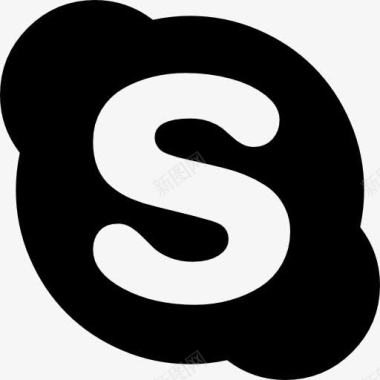 火鸡字母Skype标志图标图标