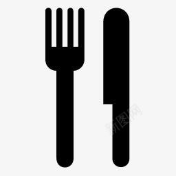 平面设计餐厅食品标识图标图标
