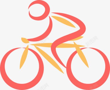 共享单车自行车logo图标图标