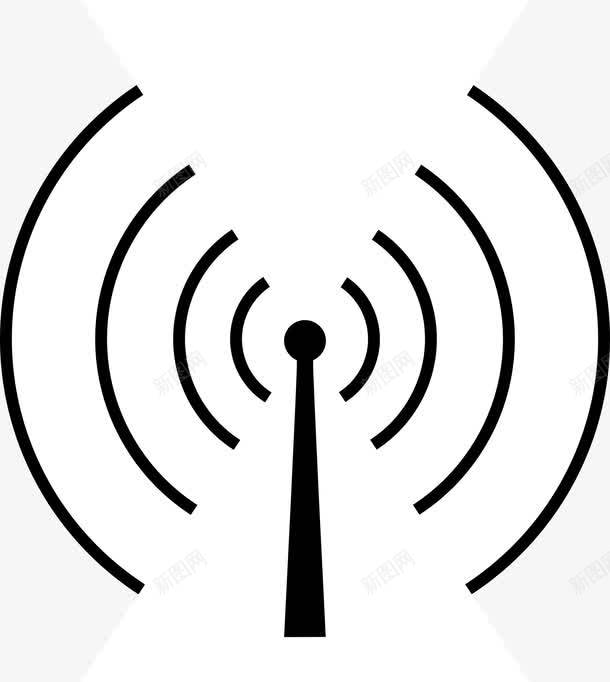 无线信号标志png免抠素材_88icon https://88icon.com 天线桅杆 无线电系统 波 电台 辐射