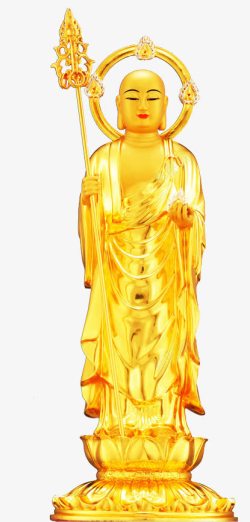 佛祖神像透明图佛祖金身雕塑高清图片