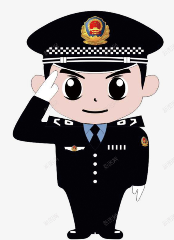 卡通人民警察形象png免抠素材_88icon https://88icon.com 人民警察 卡通 卡通形象 形象