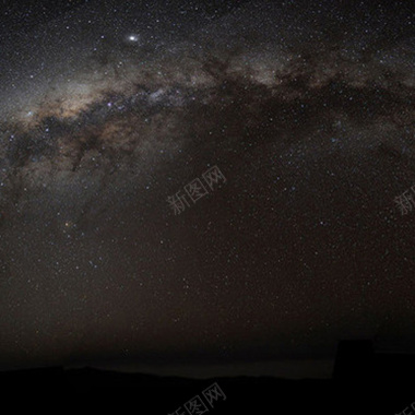 夜晚天空光亮星星背景摄影图片