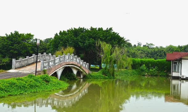 田园风光png免抠素材_88icon https://88icon.com 山水风景 房子 木屋 水上木屋 水中小屋 池水 海上田园 湖水 田园景色 自然风景