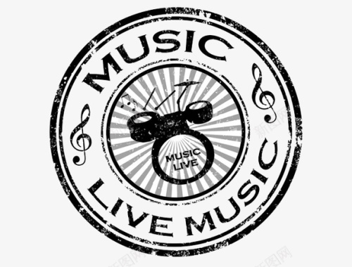 唢呐乐队logo摇滚乐队logo图标图标