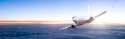 高科技客机停靠在飞机场的客机高清图片