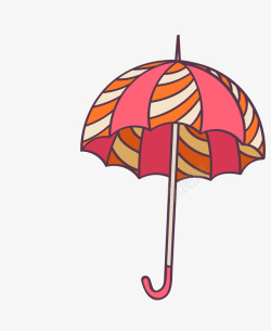 可爱小清新装饰海报装饰雨伞素材