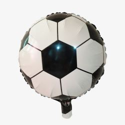 足球铝箔气球素材