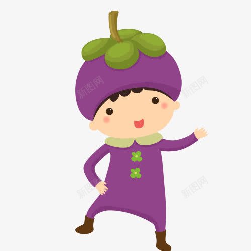 卡通人png免抠素材_88icon https://88icon.com 卡通 可爱 山竹 水果