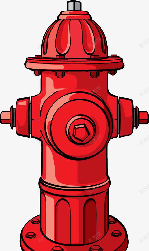 卡通手绘消防栓png免抠素材_88icon https://88icon.com 安全设施 手绘图 消防设备 红色素材