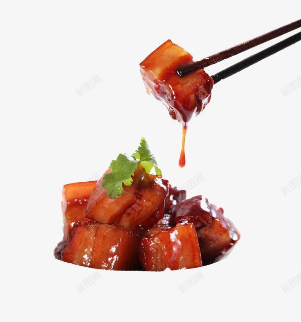 筷子夹肥肉png免抠素材_88icon https://88icon.com 产品实物 夹肥肉 筷子夹肥肉 香菜