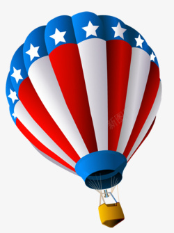 美国美利坚热气球素材