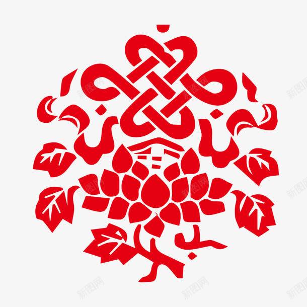 中国结装饰花案png免抠素材_88icon https://88icon.com 中国风 传统 吉祥 图案 祥云 装饰