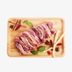 新鲜生肉阿根廷原装进口谷饲牛肋条高清图片