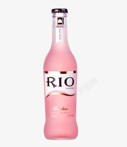 RIO粉色瓶装鸡尾酒素材
