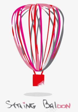 旅游国外日本热气球logo矢量图图标图标