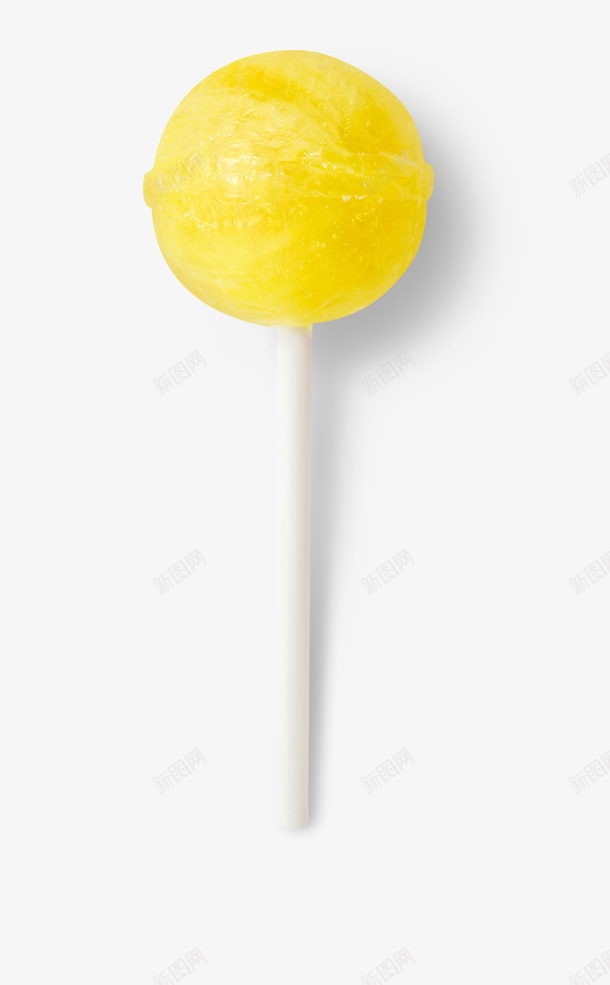 柠檬味的黄色棒棒糖png免抠素材_88icon https://88icon.com 产品实物 圆形 柠檬味 甜甜的 糖果 美味 零食 黄色