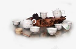 精美矢量画画茶茶具茶文化高清图片