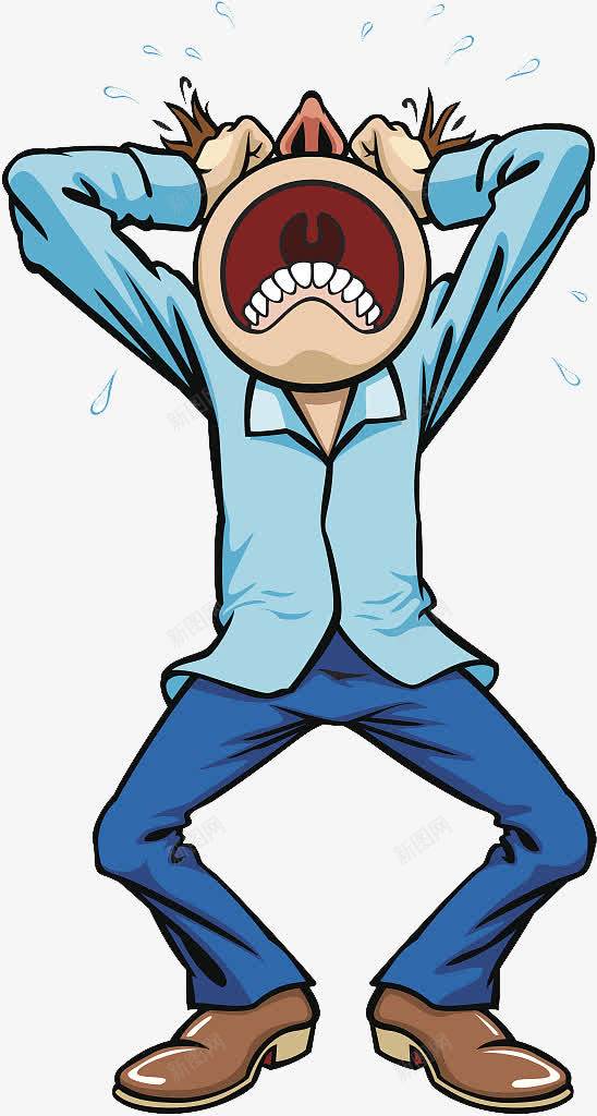 插图着急仰头大哭抓狂png免抠素材_88icon https://88icon.com 大叫 大汗淋漓 头痛捂头皱眉痛苦表情 抱头痛哭 汗如雨下 满头大汗 焦急 皱眉 着急 着急的表情 着急表情