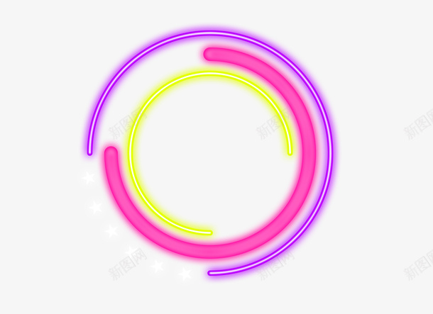 霓虹灯圆形边框电商装饰png免抠素材_88icon https://88icon.com 促销 双11 圆形边框电商 电商 装饰 闪灯边框 霓虹灯