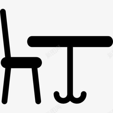 椅子桌子椅子图标图标