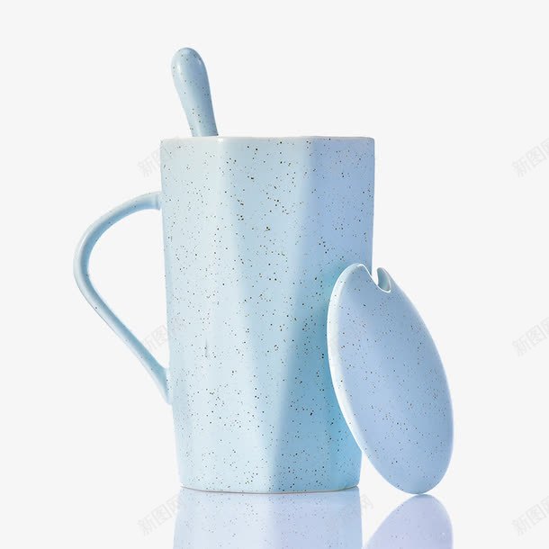 创意马克杯png免抠素材_88icon https://88icon.com 产品实物 水杯 淡蓝色 茶杯 陶瓷