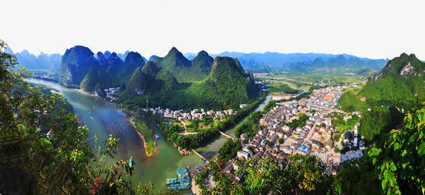 老寨山全景图png免抠素材_88icon https://88icon.com 360全景图 全景图 山水风景 广西旅游 桂林 桂林摄影图 水 湖 漓江 田园风光 老寨山 自然景观 船 阳朔 高清全景图