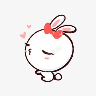 卡通萌版飞吻的小兔子png免抠素材_88icon https://88icon.com 兔子简笔画 卡通萌版 飞吻的小兔子 飞吻示意 飞吻表情