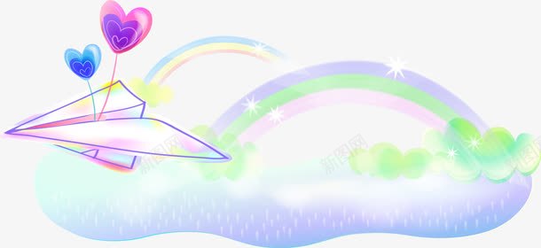 纸飞机元素png免抠素材_88icon https://88icon.com 卡通 彩虹 折纸 水彩 爱心 简笔画 纸飞机图案 飞机
