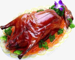 矢量烤鸭香喷喷的北京烤鸭高清图片