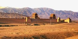 沙漠城堡建筑物素材