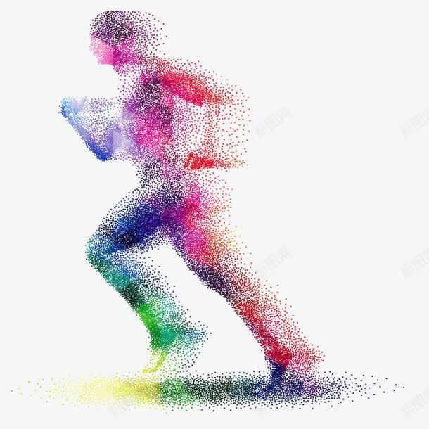 喷洒人物png免抠素材_88icon https://88icon.com 喷洒人物 跑步 运动员