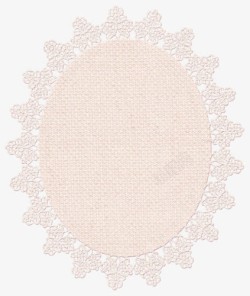 椭圆形纺织淡黄桌布纹理素材