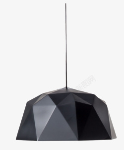 黑色北欧背景黑色的几何切面灯具实物高清图片