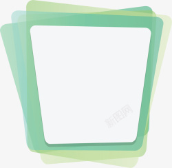 绿色四边形绿色四边形标题框矢量图高清图片