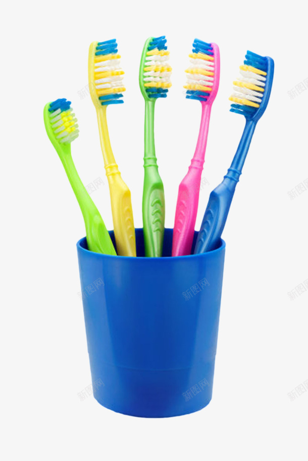 蓝色塑料杯子里的一排牙刷实物png免抠素材_88icon https://88icon.com 刷牙用具 塑料 工具 手柄 排列 整齐 日用品 杯子 毛刷 水杯 清洁 牙齿 用具 胶杯