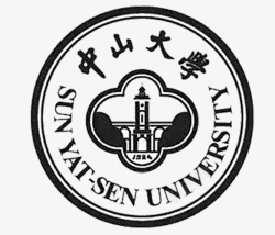中山大学标志中山大学黑色logo图标高清图片