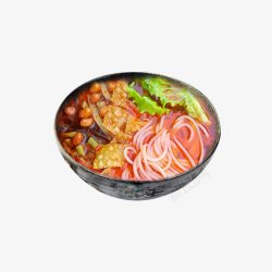 食品宣传海报碗装螺蛳粉高清图片