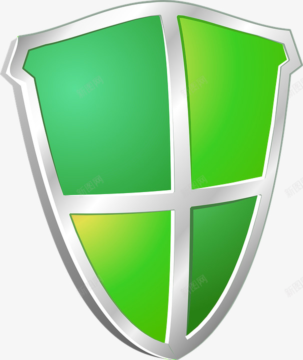 银边绿色盾牌png免抠素材_88icon https://88icon.com 保护 安全 盾形 盾牌 绿色 绿色护盾 防具 防御 防护