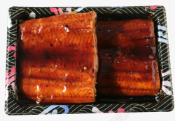 鱼段日式料理蒲烧鳗鱼寿司包装高清图片