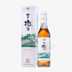 低度自酿红荔牌青梅酒高清图片