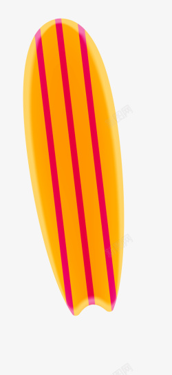 黄色的滑翔板黄色海上冲浪板高清图片