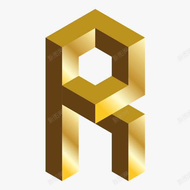 金色c4d英文字母R立体艺术字png免抠素材_88icon https://88icon.com 3D立体效果 c4d立体艺术字 三维立体字母 广告字体 海报字体 立体字母 立体方块字母 艺术字 英文字母R 金色C4D立体字母