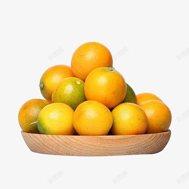 一碟新鲜的水果png免抠素材_88icon https://88icon.com 小金桔 小金橘 新鲜食材 营养水果 金桔设计 青金桔