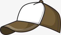 矢量棒球运动卡通男士鸭舌帽装饰高清图片