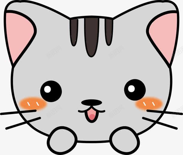 灰色的小猫咪png免抠素材_88icon https://88icon.com 动物 卖萌小猫 宠物 灰色 猫 猫咪 萌宠