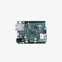 ArduinoLeonardoEth微控制器开发板单片机电路板高清图片