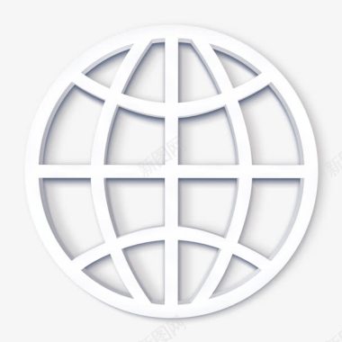 简约地球logo图标图标