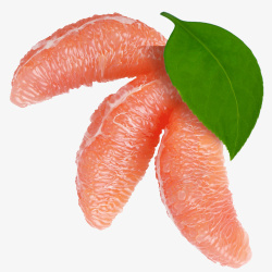 大柚子果肉新鲜红心柚子果肉高清图片